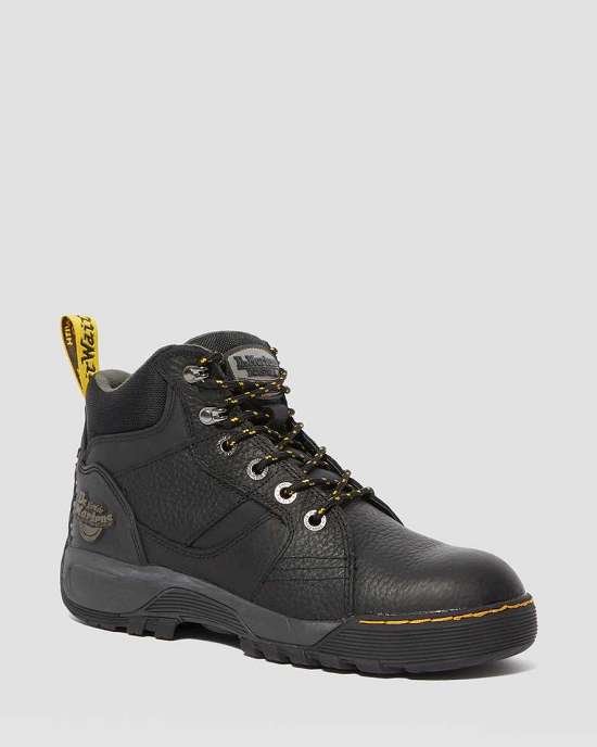 Botas Con Cordones Dr. Martens Grapple Steel Toe Mujer Negros MX-40253